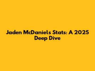 Jaden McDaniels Stats: A 2025 Deep Dive