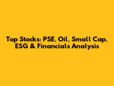 Top Stocks: PSE, Oil, Small Cap, ESG & Financials Analysis